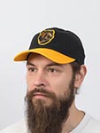 Бейсболка AMERICAN NEEDLE арт. 40742B-BBR Boston Bruins Blue Line NHL (черный / желтый)
